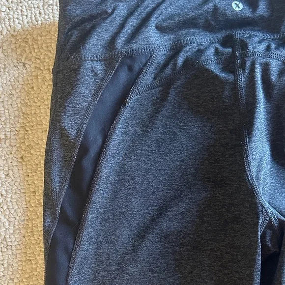 Xersion Charcoal and Black Active Leggings - Picture 4 of 9